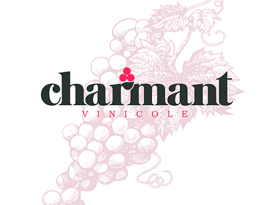 Charmant branding logo logotype wine