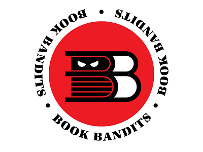 Book Bandits bandit book branding icon logo typography
