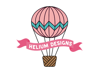 Day 2: Air Balloon Logo branding design flat illustration illustrator logo vector