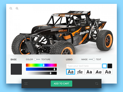 RC Car Customization for web