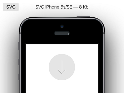 Free Vector Perfect iPhone 5s/SE download freebies illustration iphone iphone 5s iphone se mockup svg vector vector perfect