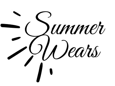 Summer wears logo design