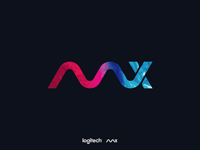 Logitech MX clean logo design flow lineart logitech logo minimal logo minimalist logo monogram logo mx
