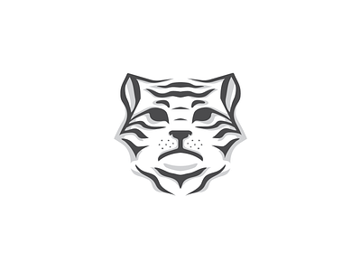 serious cat face animal animal art awesome black white cat cat head cat lover clean face faces ideas illustration inspiration meme pet pets product serious simple striped lines