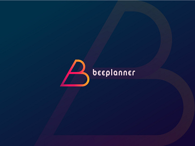 beeplanner Modern B Abstract Logo Design