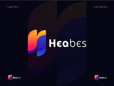 Heabes Modern H abstract Logo Design Unused Logo