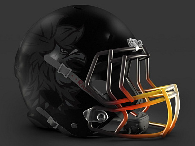 MBS Fantasy Football - Team Shake-n-Bake 3d fantasy football football helmet logo mockup photo object rendering