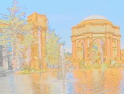 Palace Of Arts San Francisco 3d animation branding graphic design logo motion graphics ui