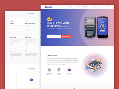 POS Website Design branding design ui ux web website