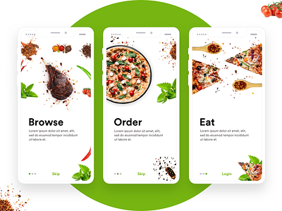 Food App app branding design food food app ordering ui ux