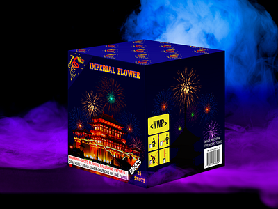 Fireworks "Imperial flower" adobe illustrator adobe photoshop box branding design dragon fireworks graphic design logo packaging design