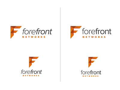 Forefront Logotype Decision brand branding logo logotype typography