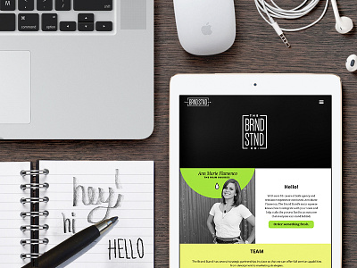 Hi. Hey. Hello! brand branding ipad ipad mini macbook pro sketching website wireframe