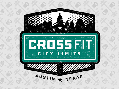 CrossFit City Limits Logo Concept austin fitness logo