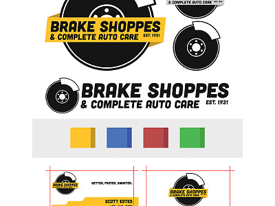 Brake Shoppes Brand Meeting branding cubano logo pitch samples