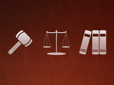 Law Icons - PSD Freebie