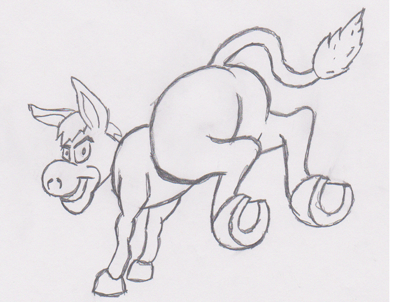 Kicking Donkey Animation