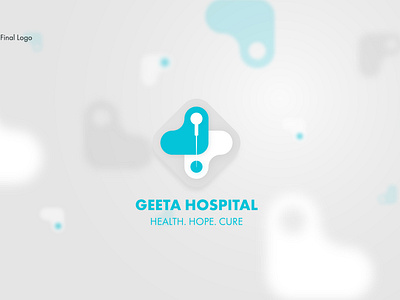 Hospital Logo Design (Geeta Hospital) branding design logo minimal typography vector