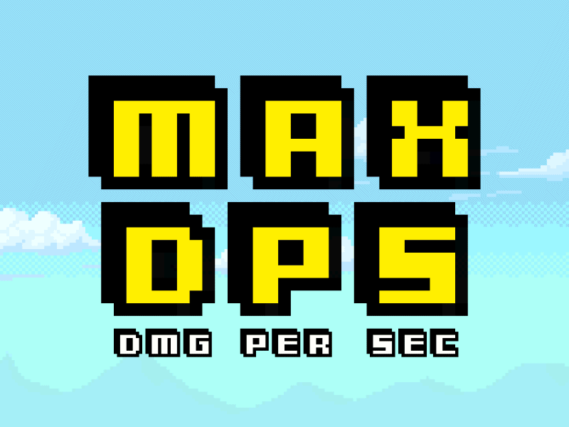 8-bit Max DPS Intro 8 bit ae after effects bonus damage dota intro pixel tidehunter versuta
