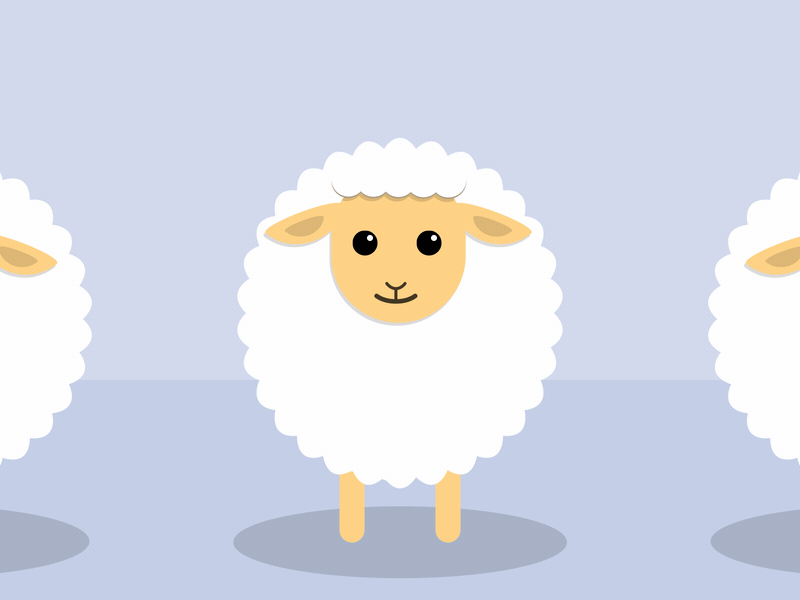 Bald Lamb by Artem Warch on Dribbble