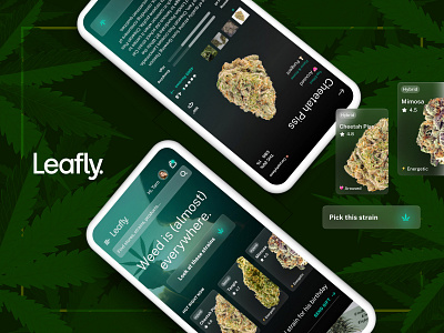 Leafly on Dark