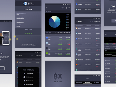 BxPort - Bitcoin Bx (Thailand) android app design app bx port wallet