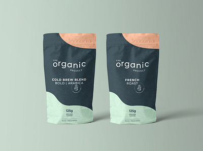 The Organic Project - Coffee Packaging art direction box of quirk branding classic design identity design logo design minimal organic organic food organic logo packaging packaging design quibbletrunk typography