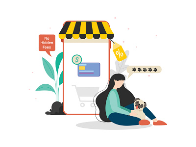 Onboarding Illustration - 1 (Pet App)