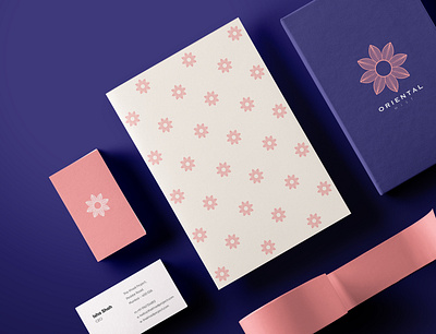 Oriental Mist - Stationery Design - II art direction box of quirk brand design branding classic design fashion identity design less is more logo logo design minimal quibbletrunk typography