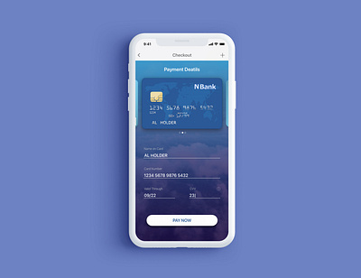 Daily Ui Challenge : Credit Card Checkout Page 002 app design application design credit card checkout daily ui iphonex ui ui design ui ux