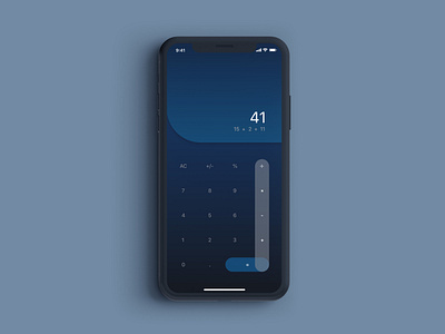 Calculator Layout - Daily Ui 004