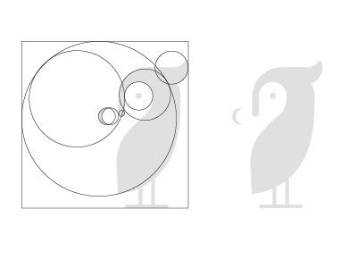 Crescent Owl crescent curves grey logo math moon owl smooth