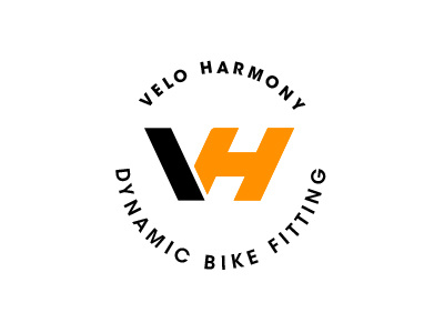 Velo Harmony Logo bike branding cycling fitting harmony logo orange spirit velo