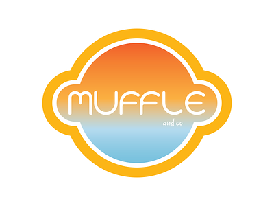 Muffle Logo adobe illustrator branding corporate identity design illustration vector