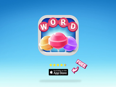 Word Sweets Promo video after effects animation app crossword facebook ads game google ad banner motion motion graphics phone app promo video youtube