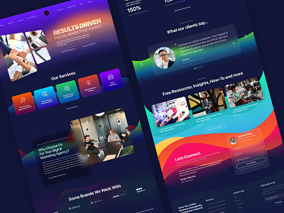 Digital Marketing Agency Website Design