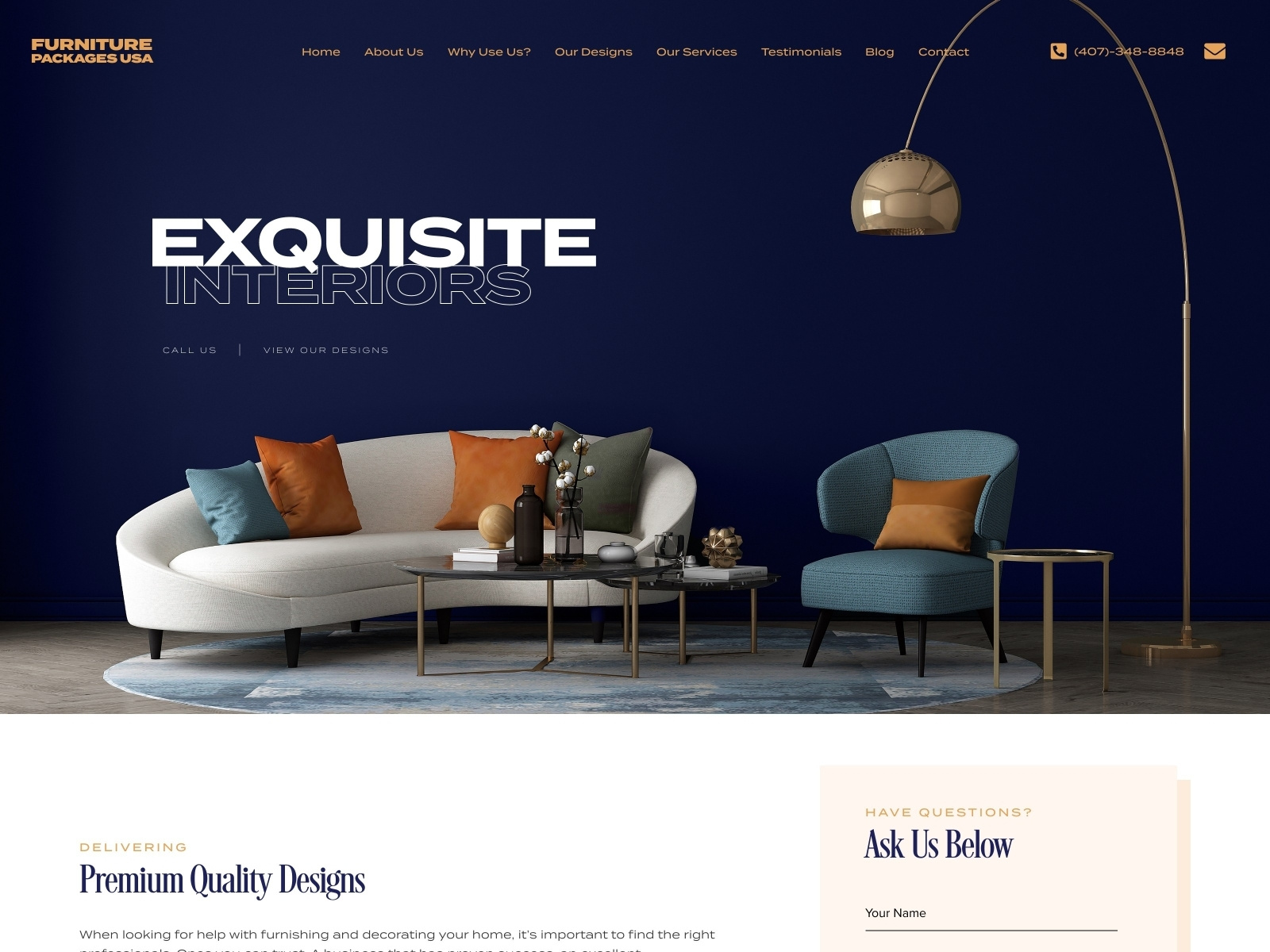 Furniture Packages USA site Redesign by Dibakar Jana on Dribbble