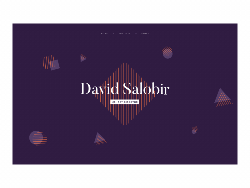 Portfolio 2019 (WIP) - Opening transition ae after affects animation animation 2d art direction design folio geometric graphism graphisme interface interface design motion portfolio transition ui vector web webdesign website