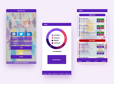 Mental Support App UI 2022 app app design app maker graphic design ui