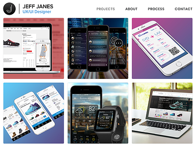 Portfolio Redesign design jeff janes portfolio ui ui design ux ux design web design website