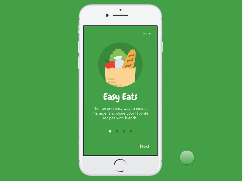 Recipe App Onboarding