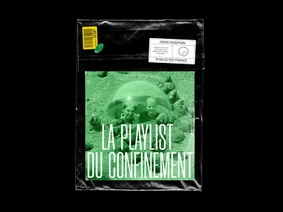 la playlist du confinement covid design graphic design music playlist vector vinyl