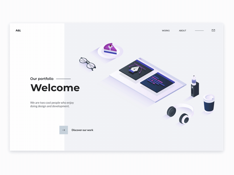 Animated Landing Page