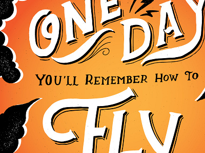 One Day dudebeawesome handlettering hardwork illustration lettering texture typography