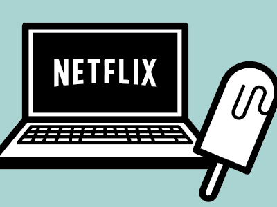 Better Together 1.0 bw chill icon illustration mural netflix vector