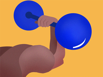 Working out lately? aftereffect dumbbells illustrator muscle photoshop workhard workout