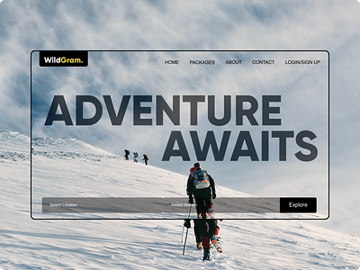 WEB DESIGN-TRAVEL AGENCY LANDING PAGE branding design graphic design landing page ui web design