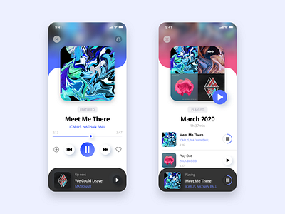 Music Player - Light Mode 🎵