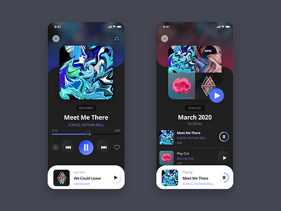 Music Player - Dark Mode 🎵