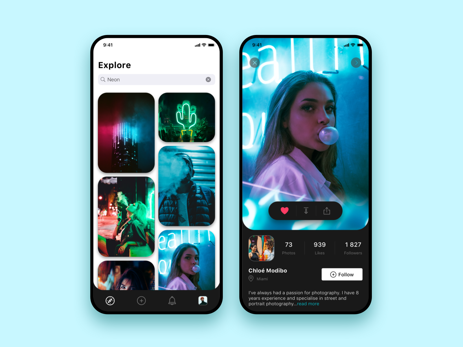 Photo App 🖼️ by Kiara Kruger on Dribbble